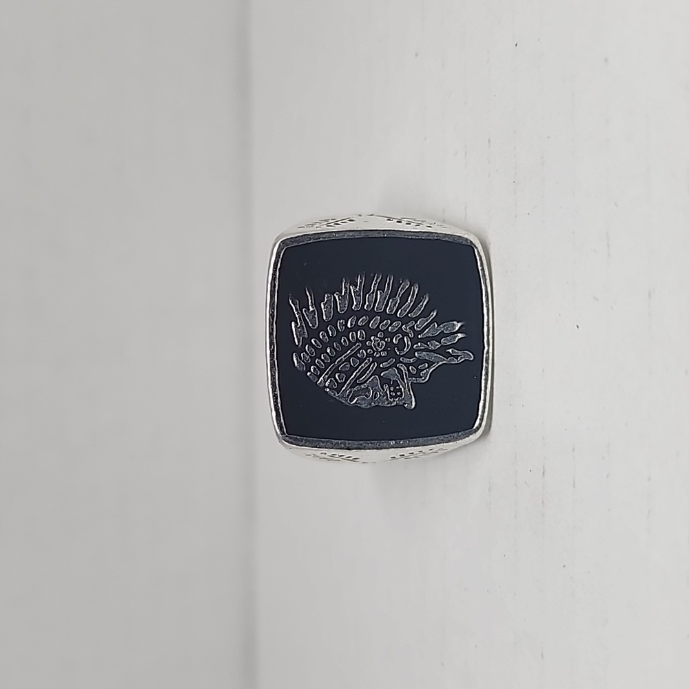 Vintage Indian Chief Skull Ring